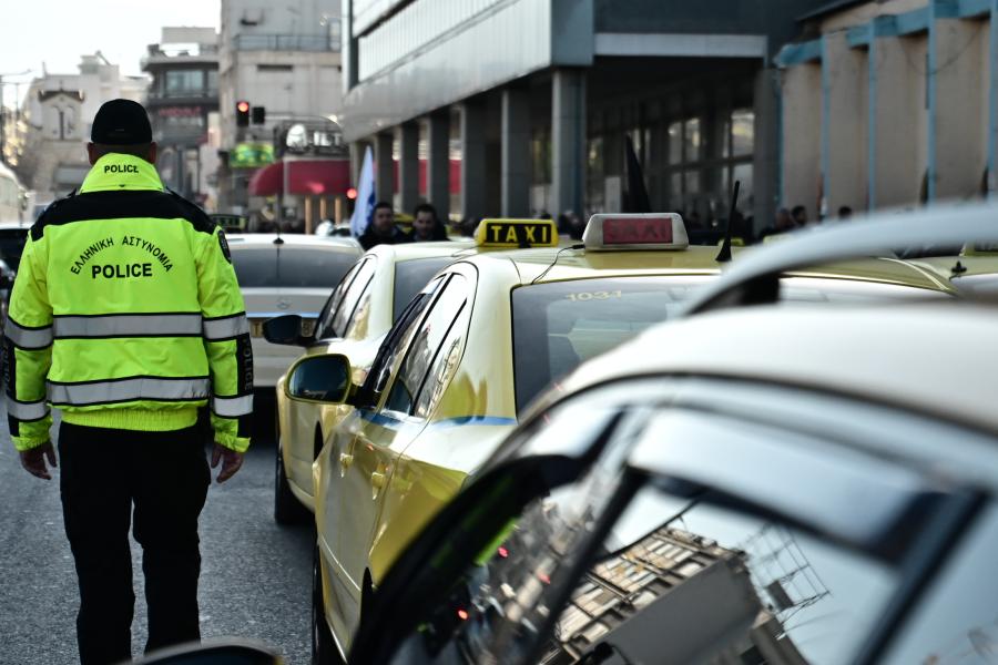Απεργιακή συγκέντρωση taxi 5