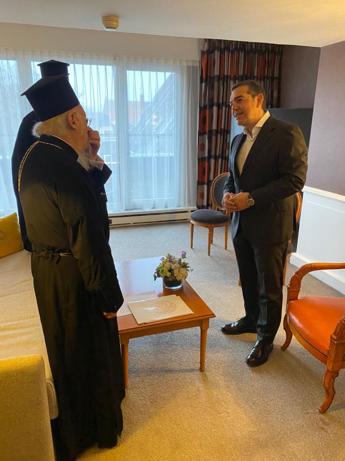 Ο Αλέξης Τσίπρας και ο Οικουμενικός Πατριάρχης Βαρθολομαίος