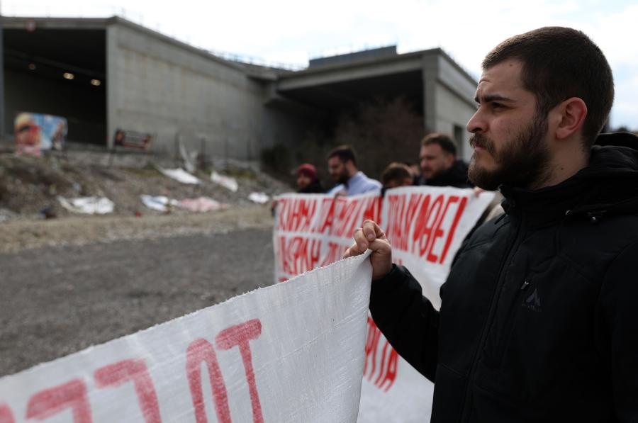 Φοιτητές στα Τέμπη