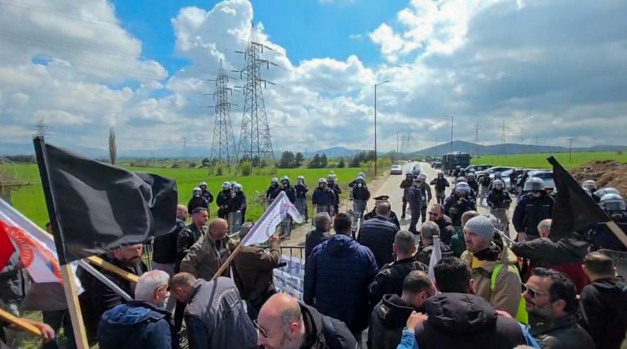 Διαδηλωτές στην Κοζάνη