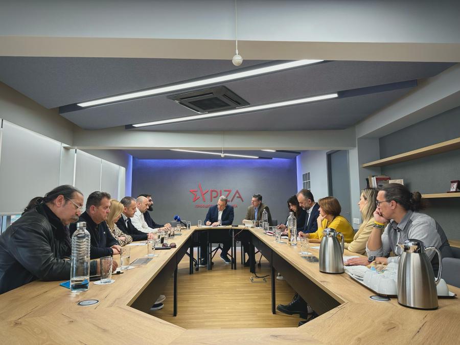 Συνάντηση του Προέδρου του ΣΥΡΙΖΑ-ΠΣ, Σωκράτη Φάμελλου, με τη Διδασκαλική Ομοσπονδία Ελλάδος