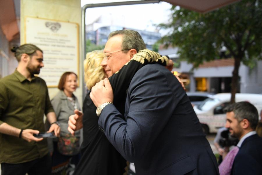 Ο Σωκράτης Φάμελλος στη Λάρισα