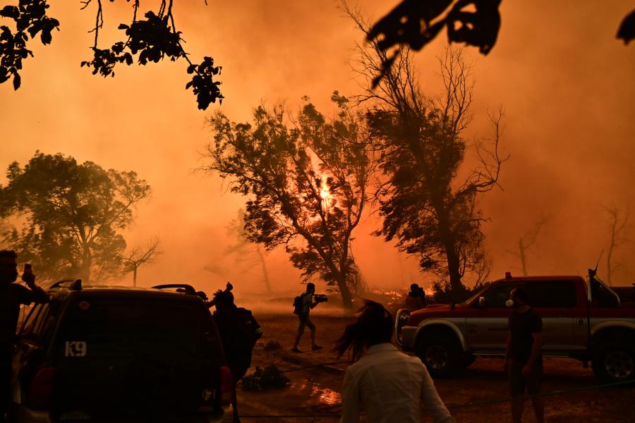 ΠΥΡΚΑΓΙΑ ΣΤΟΝ ΑΓΙΟ ΣΤΕΦΑΝΟ ΣΤΗ ΠΕΡΙΟΧΗ ΔΡΟΣΟΠΗΓΗ ΣΤΙΣ ΑΦΙΔΝΕΣ