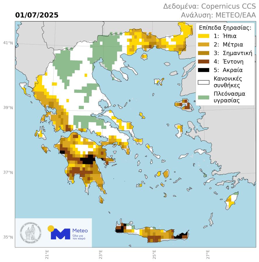 Ξηρασία χάρτης