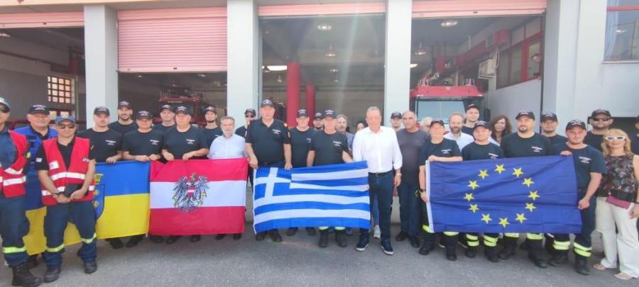 Επίσκεψη Φάμελλου στις πυρόπληκτες περιοχές της Αχαϊας