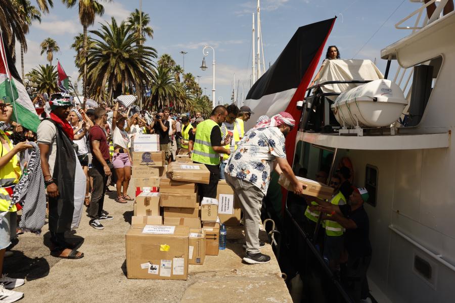 O στολίσκος πλοίων Global Sumud Flotilla που θέλει να σπάσει τον ισραηλινό αποκλεισμό της Λωρίδας της Γάζας