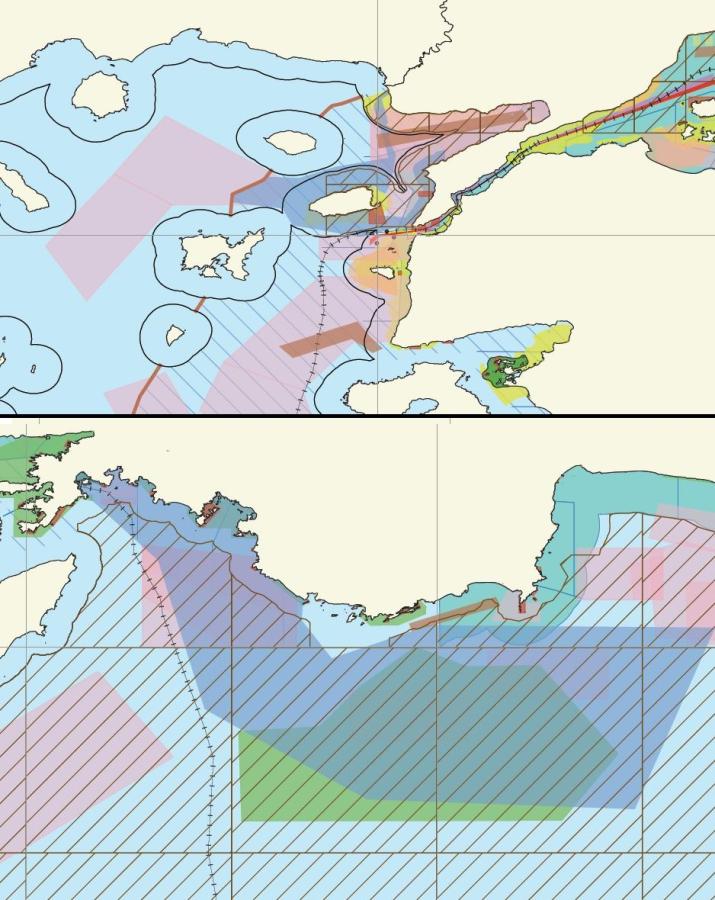 Ο χάρτης που δόθηκε στη δημοσιότητα από την Άγκυρα
