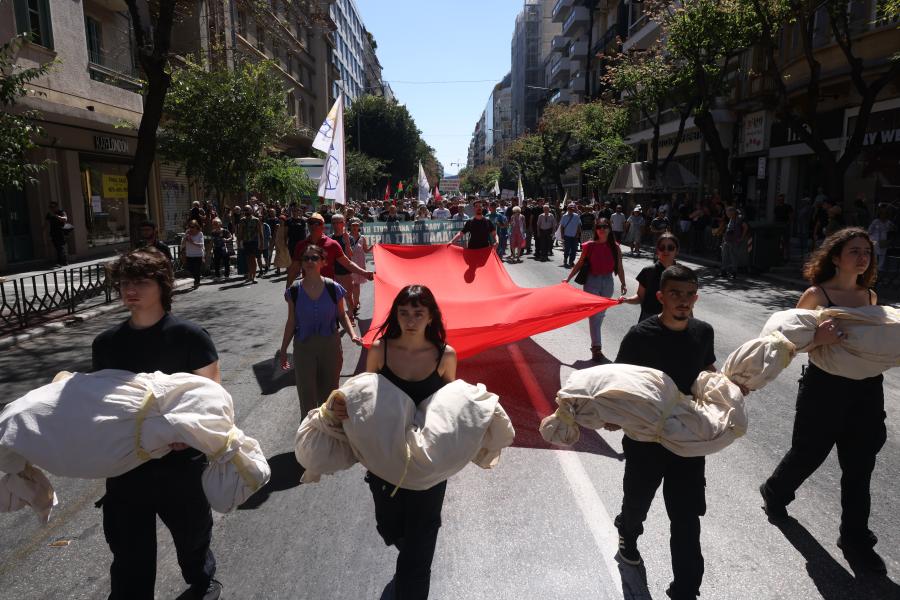 Συγκέντρωση αλληλεγγύης για την Παλαιστίνη στην Θεσσαλονίκη