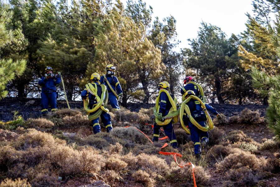 Φωτιά στη Χίο