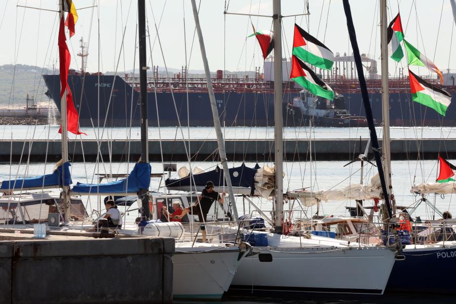 Ο διεθνής στολίσκος Global Sumud Flotilla με προορισμό τη Γάζα