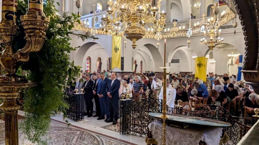 Ο Σωκράτης Φάμελλος στην Επιμνημόσυνη Δέηση για την Ημέρα Εθνικής Μνήμης της Γενοκτονίας των Ελλήνων της Μ. Ασίας