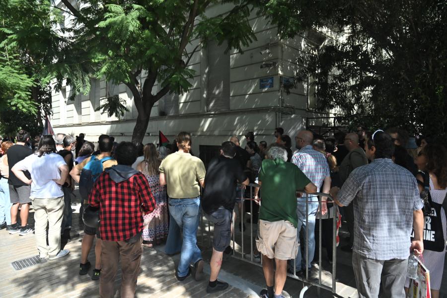 Συνέντευξη Τύπου και παράσταση διαμαρτυρίας έξω από το ΥΠΕΞ για το Global Sumud Flotilla