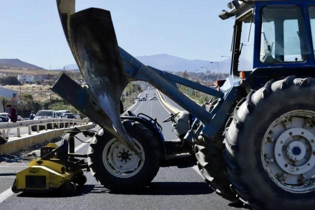 Κινητοποιήσεις αγροτών Κρήτης στον ΒΟΑΚ