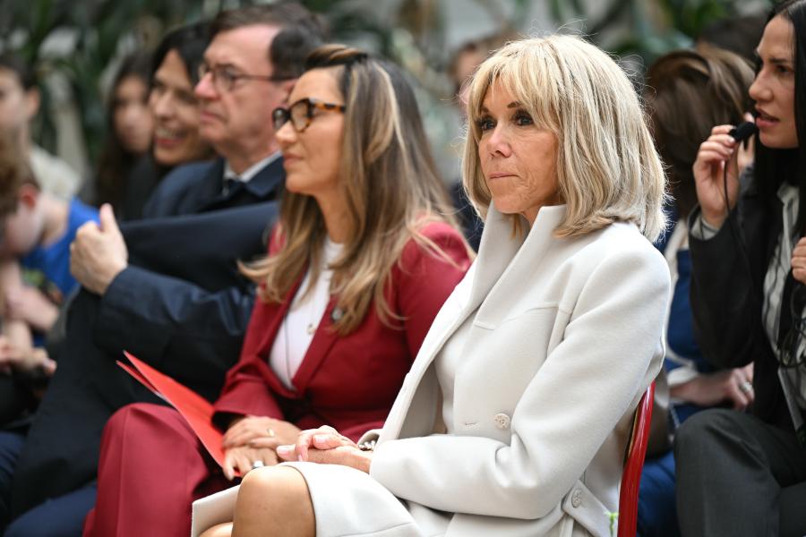 H συζύγος του προέδρου της γαλλικής Δημοκρατίας, Μπριζίτ Μακρόν
