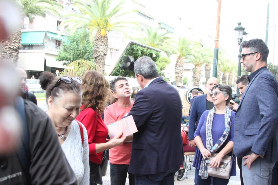 Περιοδεία Φάμελλου στην Καλλιθέα