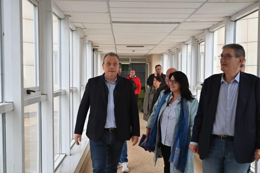 Ο Σωκράτης Φάμελλος στο ΓΝ Σερρών
