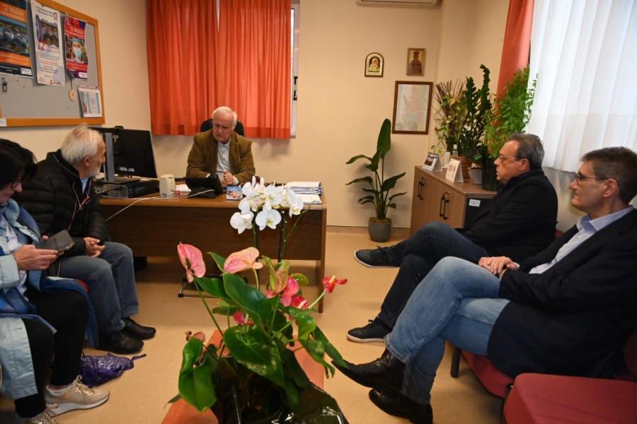 Ο Σωκράτης Φάμελλος στο ΓΝ Σερρών