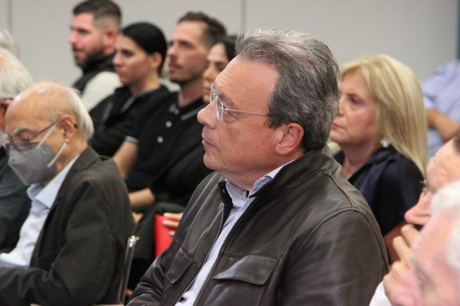 Ο Σωκράτης Φάμελλος στην παρουσίαση του βιβλίου «Τα πατάκια», του Στέλιου Παππά