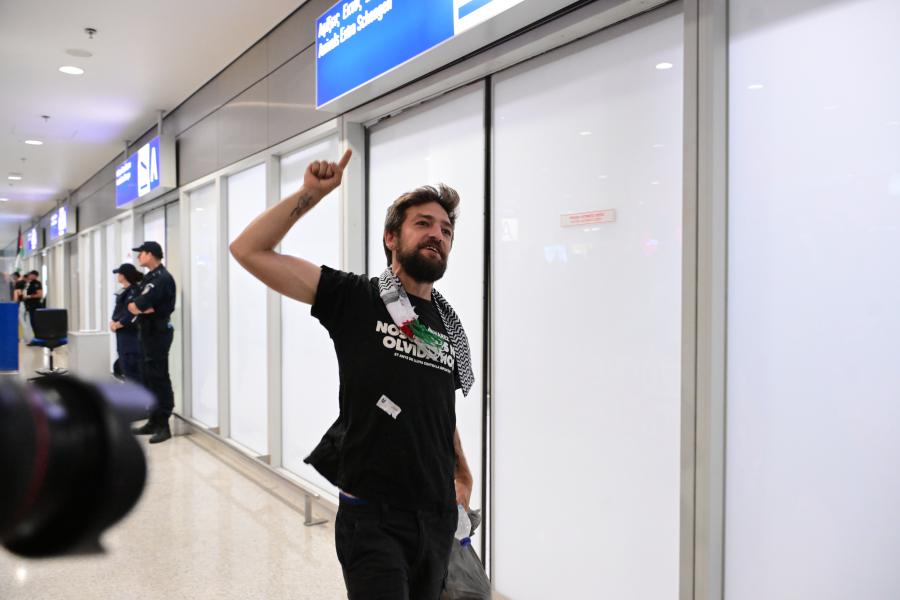 Άφιξη ελληνικής αποστολής του Global Sumud Flotilla στην Αθήνα