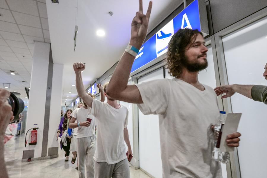 Υποδοχή μελών ελληνικής αποστολής