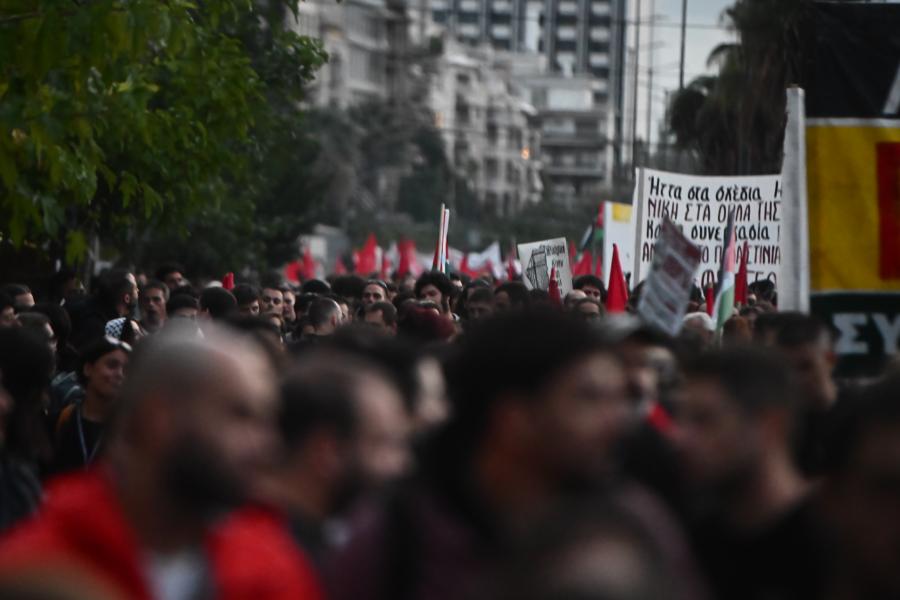 Πορεία για την Παλαιστίνη μετά την επίθεση του Ισραήλ στον Global Sumud Flotilla