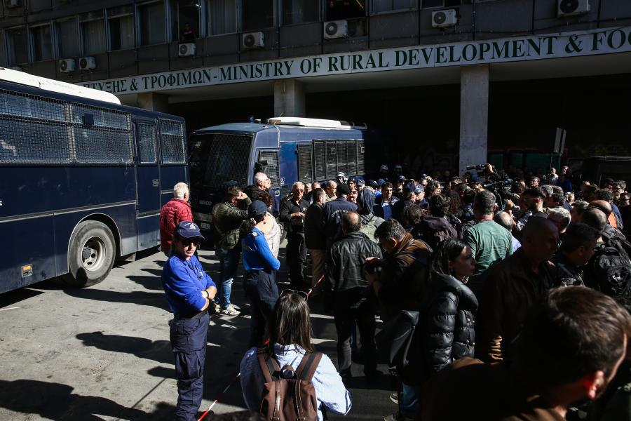 Συλλαλητήριο αγροτών και κτηνοτρόφων στην Αθήνα