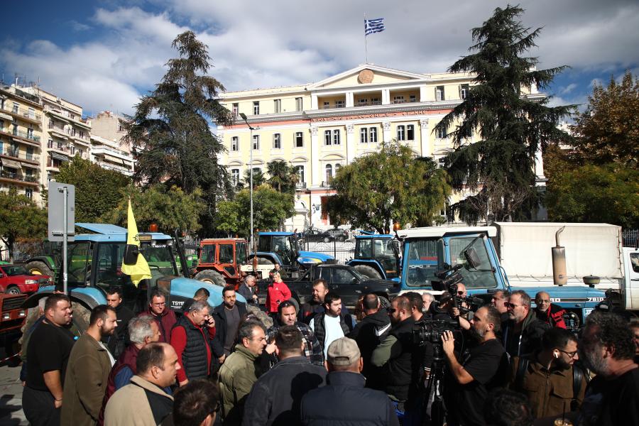 Συλλαλητήριο αγροτών στη Θεσσαλονίκη