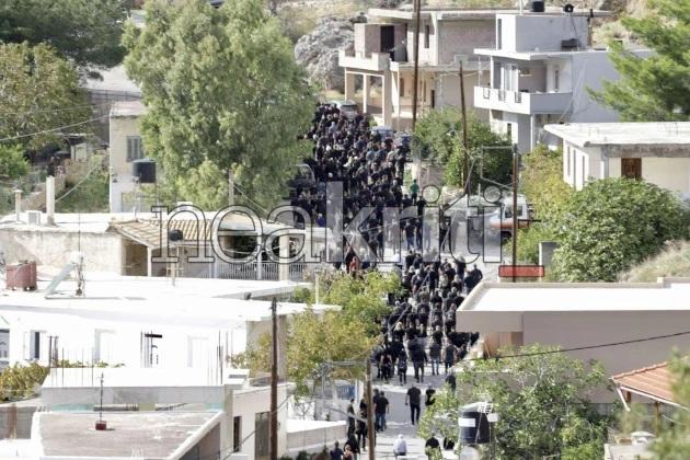κηδεία του 39χρονου Φανούρη Καργάκη στα Βορίζια