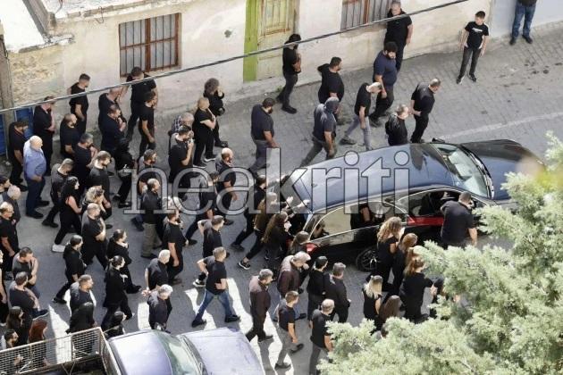 κηδεία του 39χρονου Φανούρη Καργάκη στα Βορίζια
