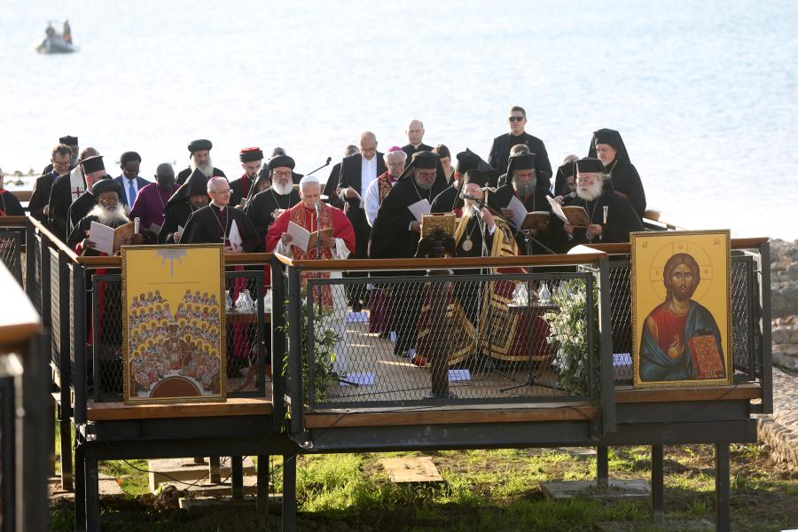 Το κοινό προσκύνημα Πατριάρχη Βαρθολομαίου και Πάπα Λέοντα 
