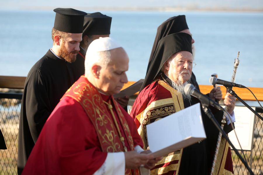 Το κοινό προσκύνημα Πατριάρχη Βαρθολομαίου και Πάπα Λέοντα 