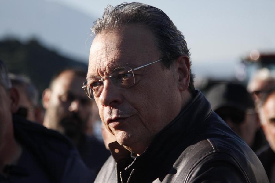 Ο Σωκράτης Φάμελλος στο μπλόκο του Μπράλου