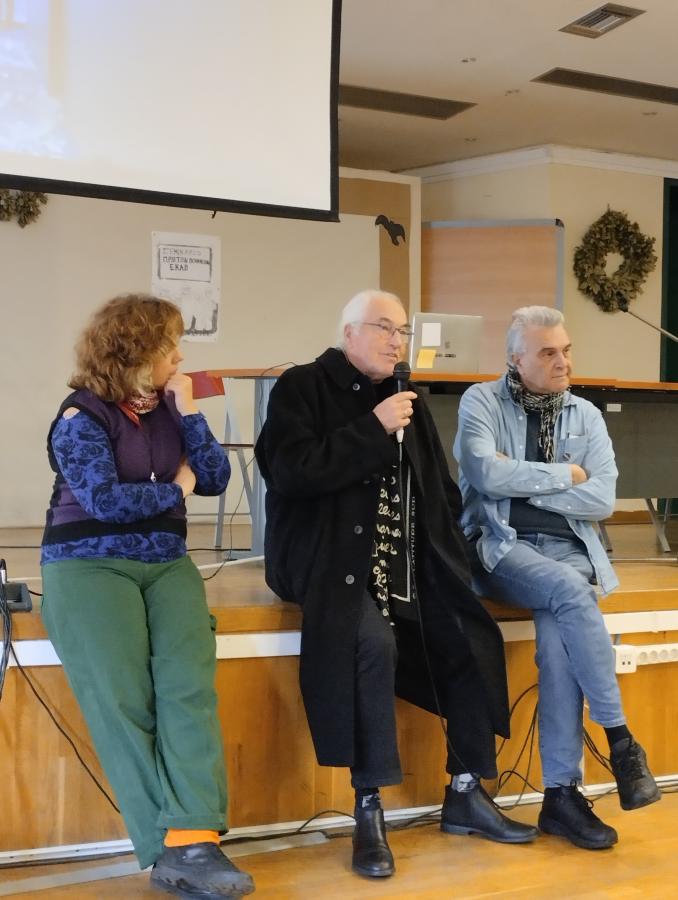 Ο Τίτους Μάλεχ στο ΕΠΑΛ Αμπελοκήπων 