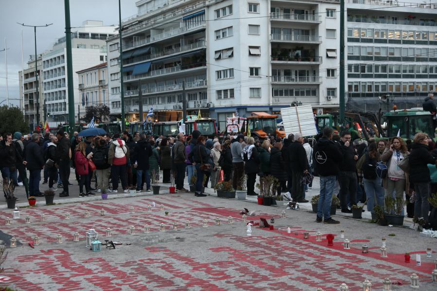 Συλλαλητήριο αγροτών στο Σύνταγμα