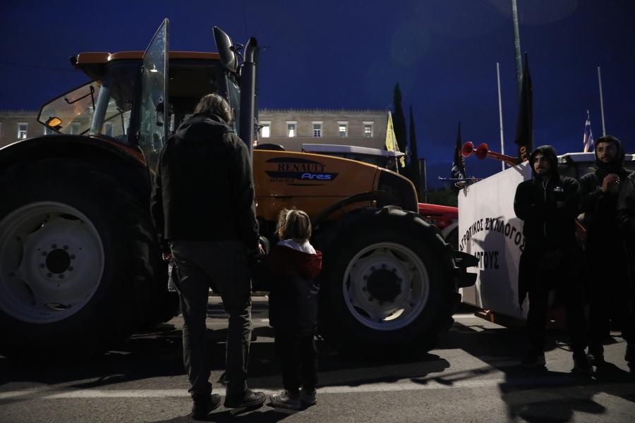 Συλλαλητήριο αγροτών στο Σύνταγμα