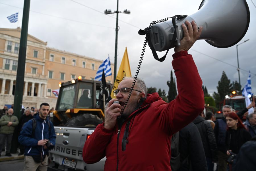 Συλλαλητήριο αγροτών στο Σύνταγμα