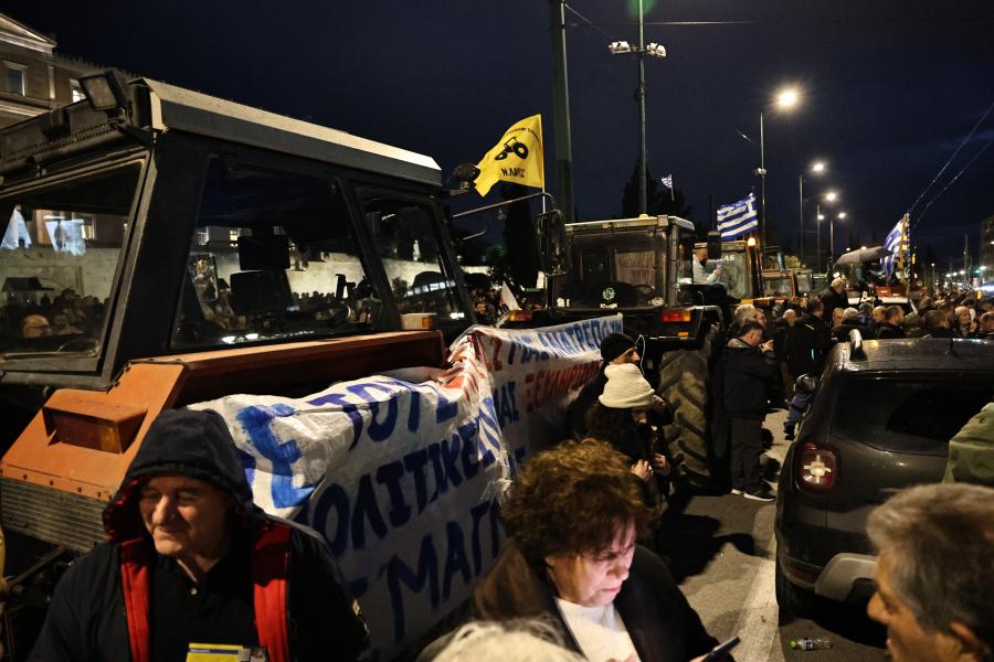 Συλλαλητήριο αγροτών στο Σύνταγμα
