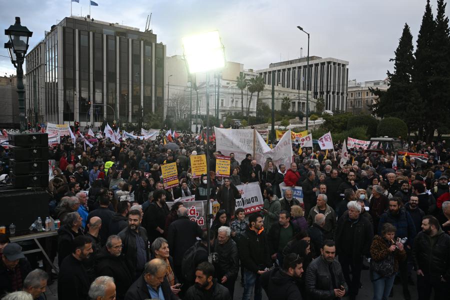 Συλλαλητήριο αγροτών στο Σύνταγμα