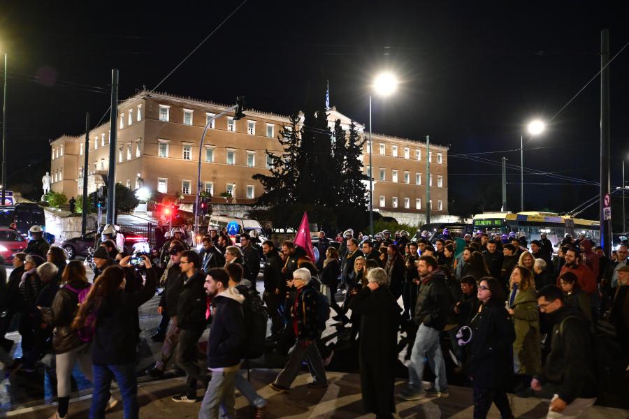 Συγκέντρωση και πορεία στην Αθήνα για την τραγωδία στη Χίο