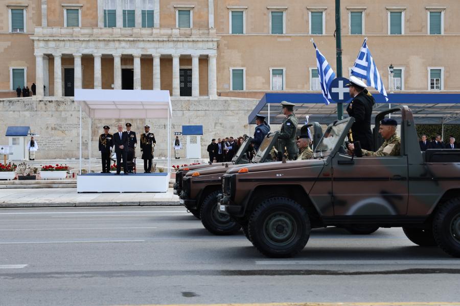 Η στρατιωτική παρέλαση της 25ης Μαρτίου στην Αθήνα, Τετάρτη 25/03/2026