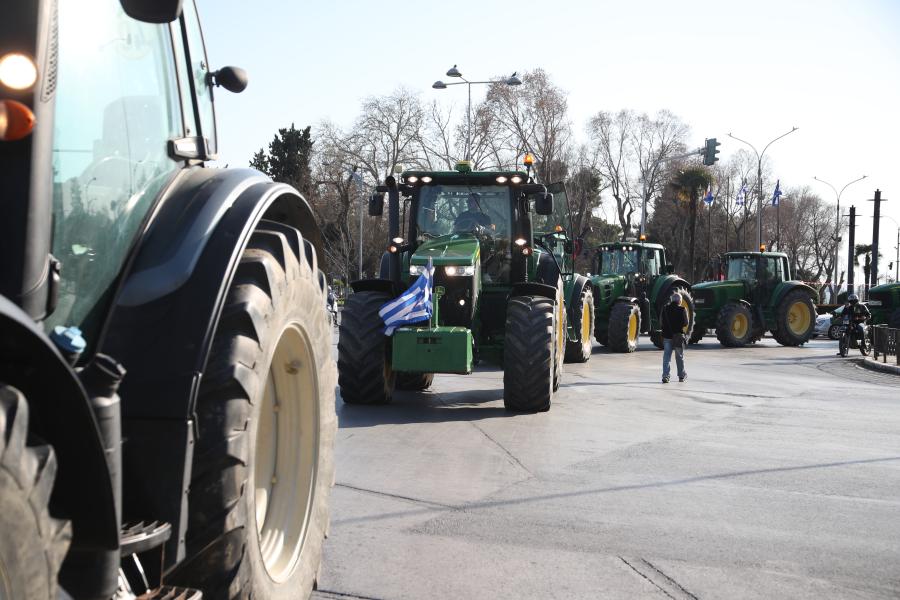 Συλλαλητήριο αγροτών στην Agrotica