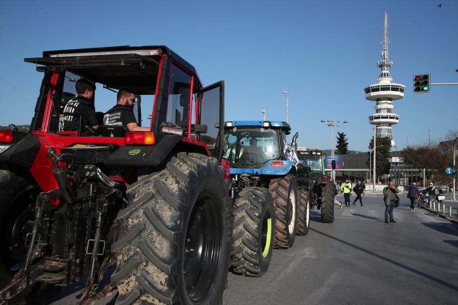 Συλλαλητήριο αγροτών στην Agrotica