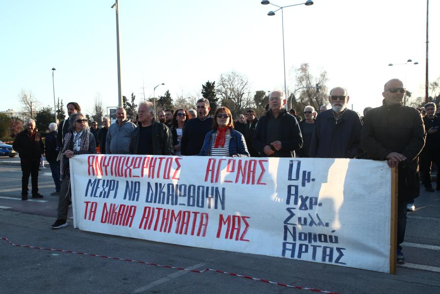Συλλαλητήριο αγροτών στην Agrotica
