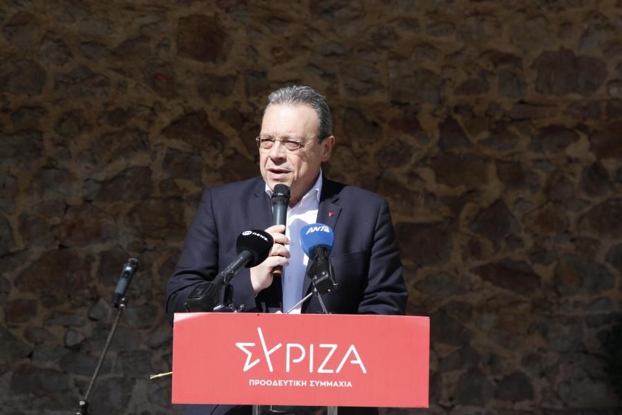Ο Σωκράτης Φάμελλος στο Σκοπευτήριο της Καισαριανής