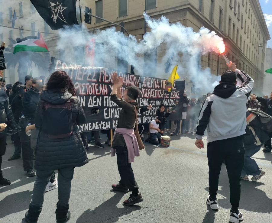 Πορεία αλληλεγγύης και υπεράσπισης της κοινότητας των κατειλημμένων Προσφυγικών της Αλεξάνδρας