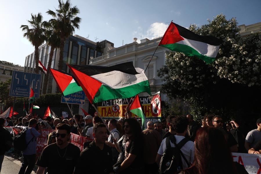 Συγκέντρωση στο ΥΠΕΞ για το Global Sumud Flotilla