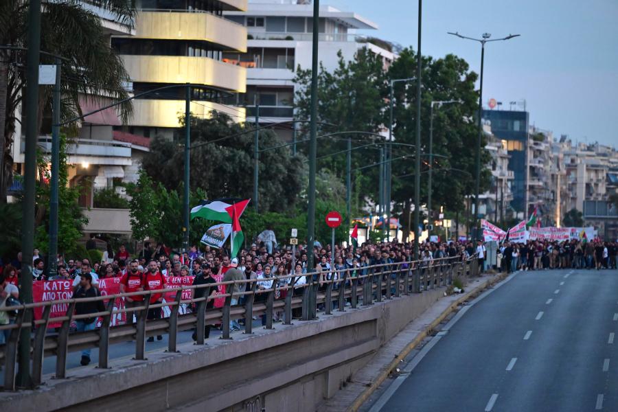 Πορεία προς την ισραηλινή πρεσβεία