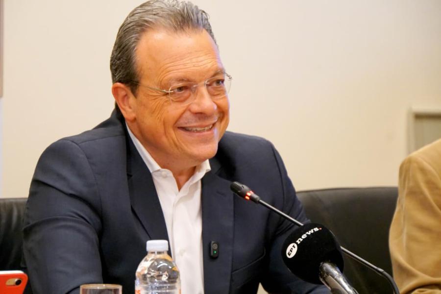 Συνάντηση του προέδρου του ΣΥΡΙΖΑ-ΠΣ, Σωκράτη Φάμελλου με την πρόεδρο της Βουλής των Αντιπροσώπων της Κύπρου, Αννίτα Δημητρίου