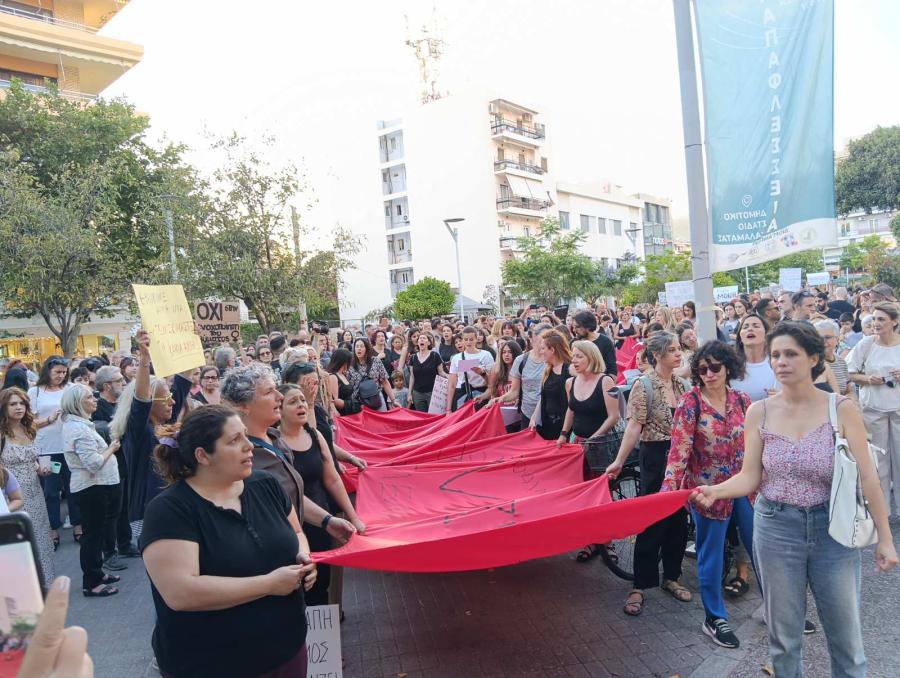 Πορεία στην Καλαμάτα για την γυναικοκτονία της Βασιλικής