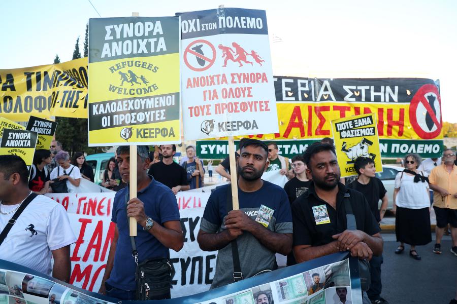 Συλλαλητήριο για ναυάγιο στην Πύλο